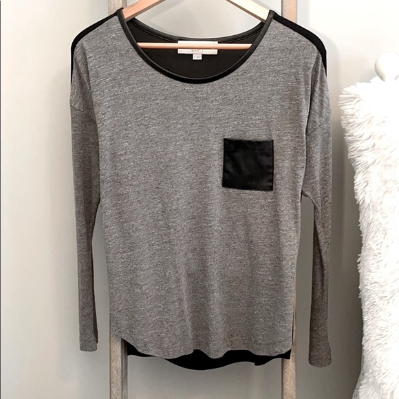 Loft Leather Trim Multi Media Top - Picture 2 of 8